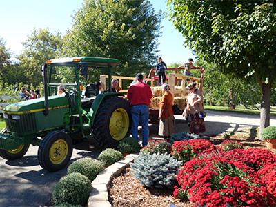 Hayrides, pumpkin patch, pick your own apples, great concessions and much more, at Sunrise River Farm and U-Pick Apple Orchard in Wyoming, Minnesota, NE of Minneapolis