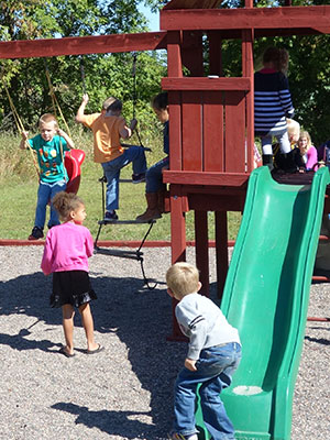 Great playground, petting farm, wagon rides, pumpkin patch and pick your own apples, all at Sunrise River Farm and U-Pick Apple Orchard in Wyoming, Minnesota, NE of Minneapolis